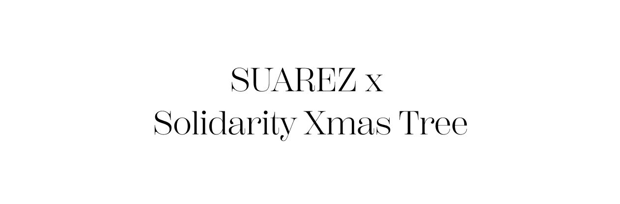 Solidarity Xmas Tree by Suarez with Ines Ybarra