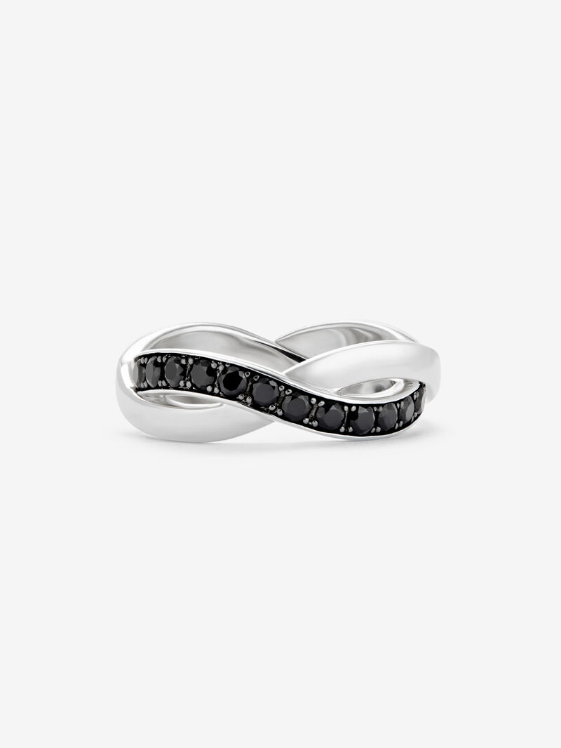 Silver argentum ring with spinel image number 2
