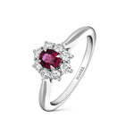 Big Three ring 0,74 carats red ruby, SO15029-OBDRU6X5_V