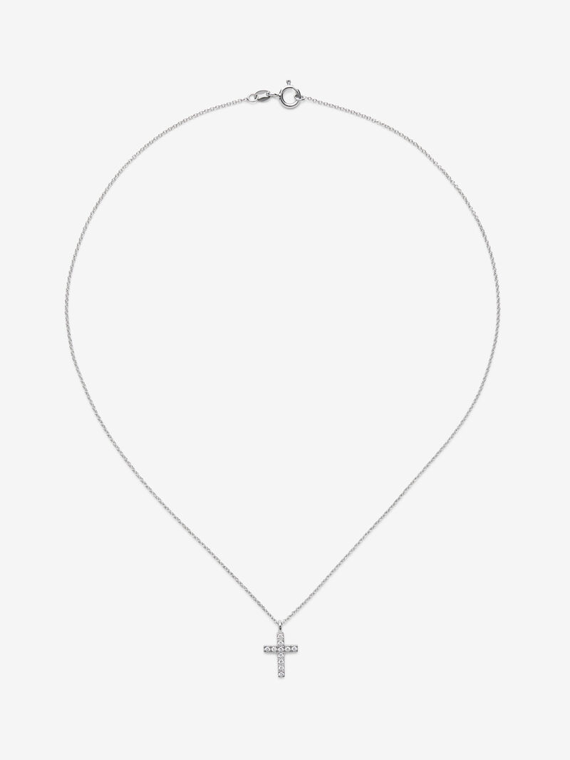 White gold Grace pendant with diamond image number 0