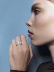 Anillo triple de oro blanco de 18kt con diamantes de 2,03cts, SO18086-OBD_V
