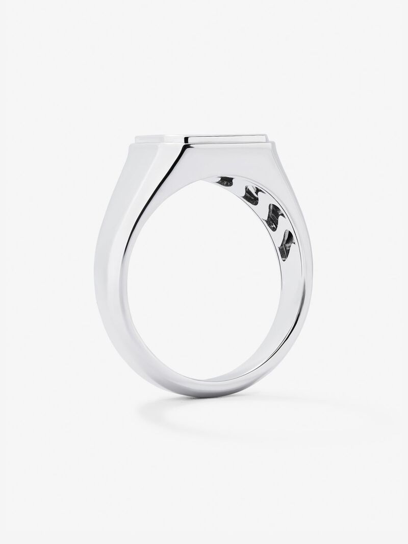 925 silver medium signet ring image number 6