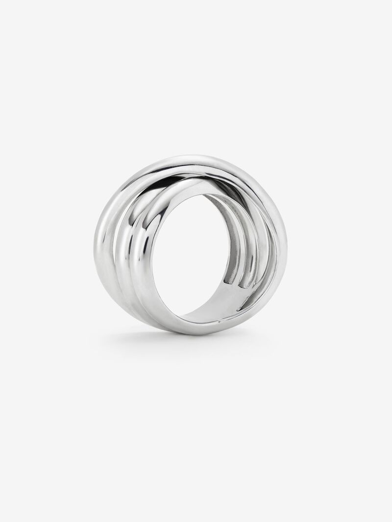 925 silver cross multi-arm ring image number 4