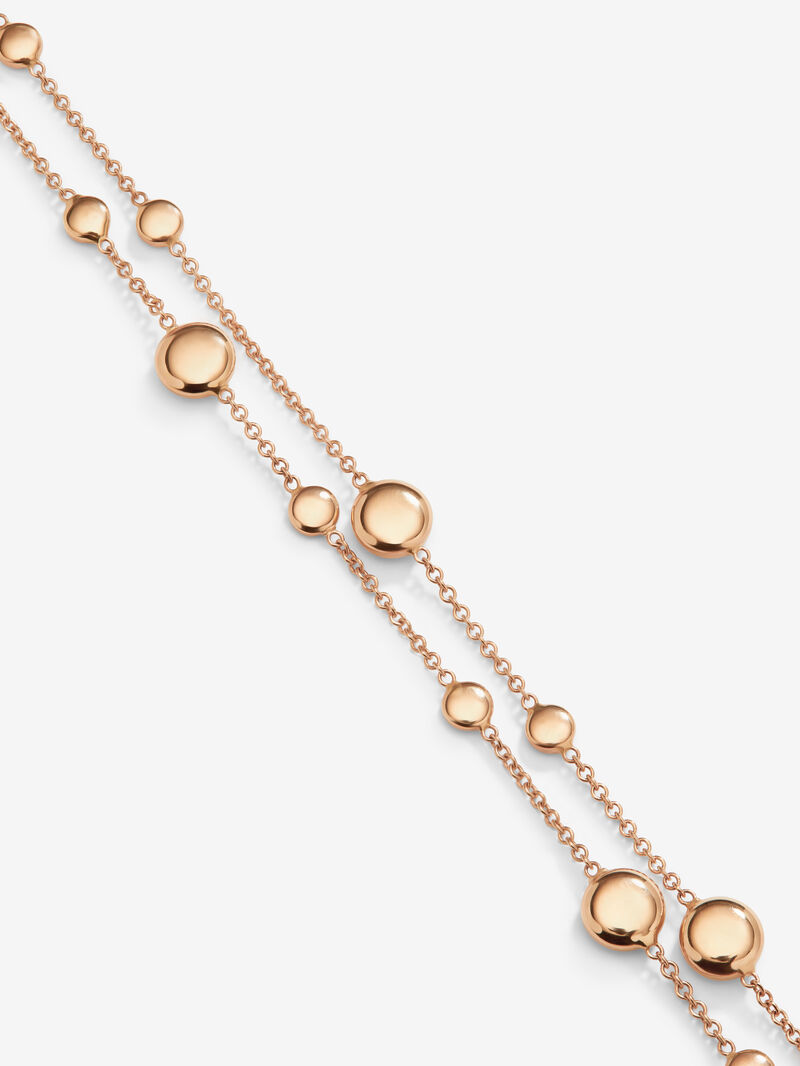 18K rose gold double bracelet image number 2