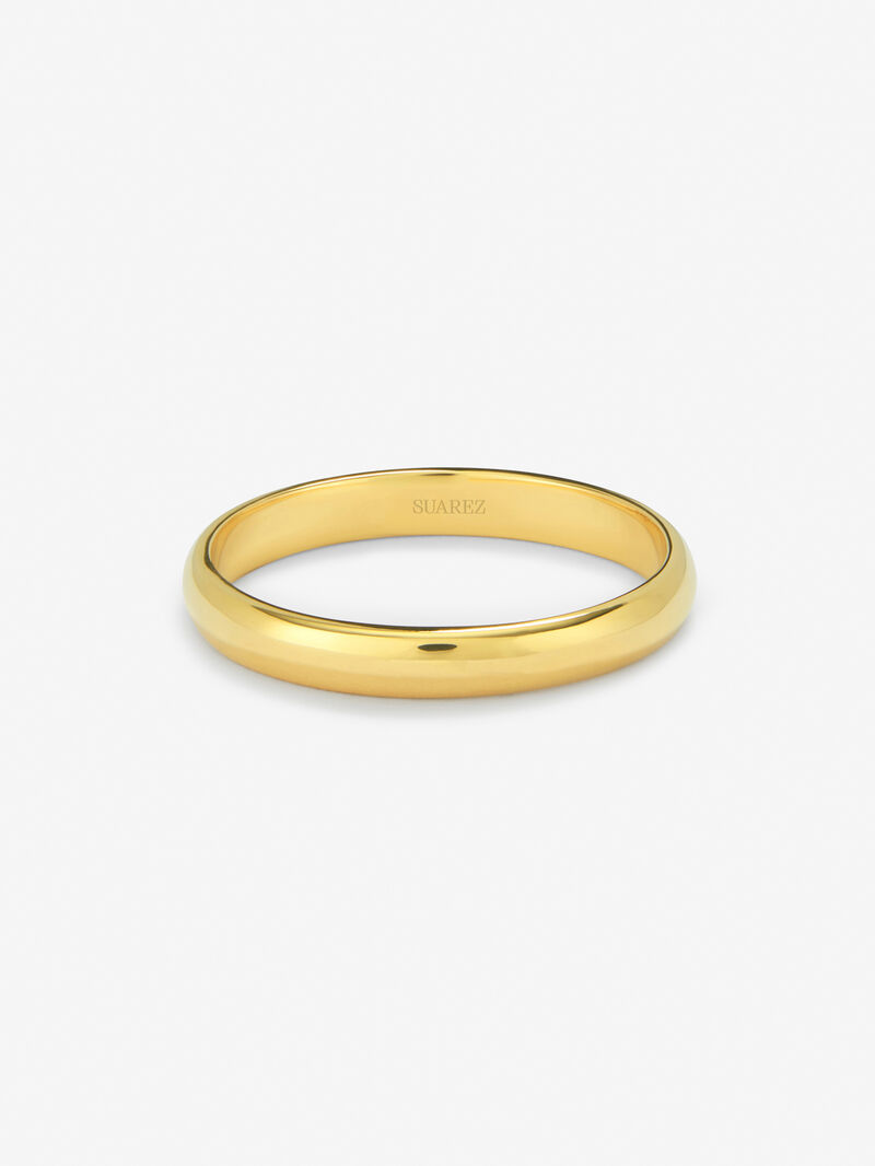 18K Yellow Gold Wedding Band of 1,2mm image number 2