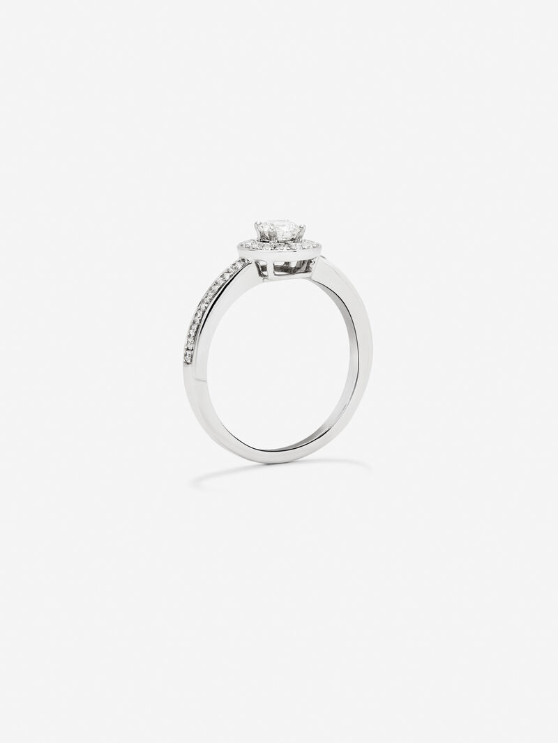 18K White Gold Commitment Ring with Orla de Diamonds image number 4