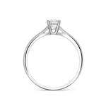 Anillo de Compromiso de Oro blanco con diamante, SL17004-00D030/DVVS1