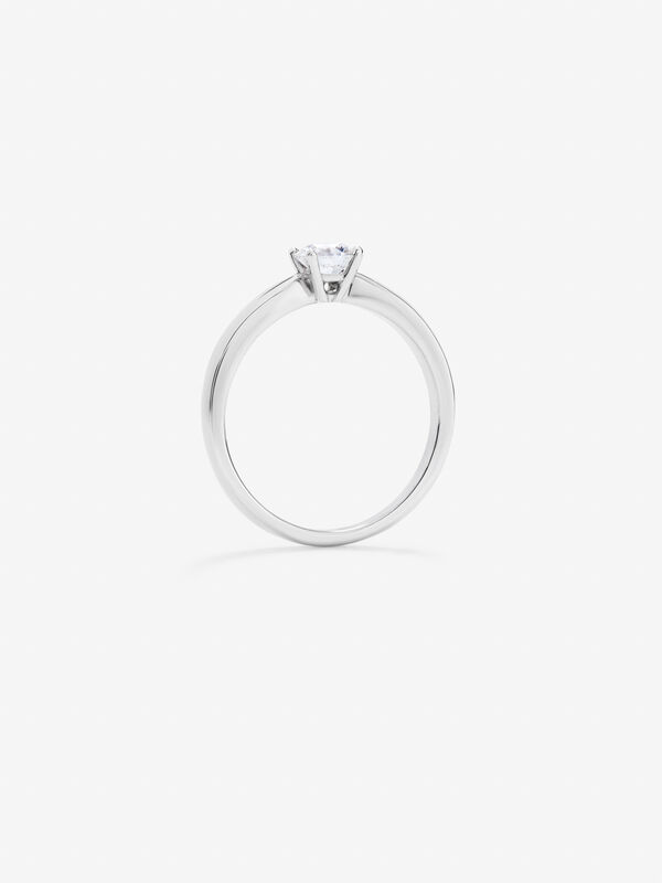 Anillo de Compromiso de Oro blanco con diamante, SL12003-00D040FVVS2N_V