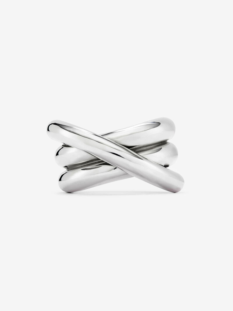 925 silver cross multi-arm ring image number 2