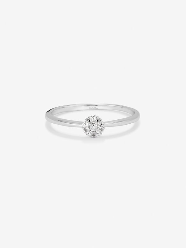 Anillo de Grace de Oro blanco con diamante, SO21075-OBD19_V