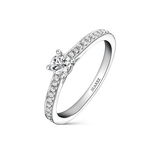 Engagement ring, SL14001-IGD025/FVS1_V
