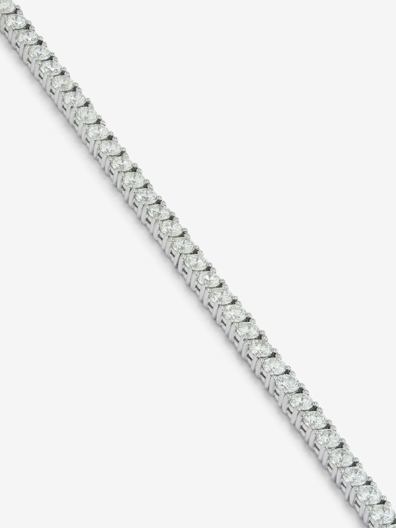 18k White Gold Riviere Boxie image number 2