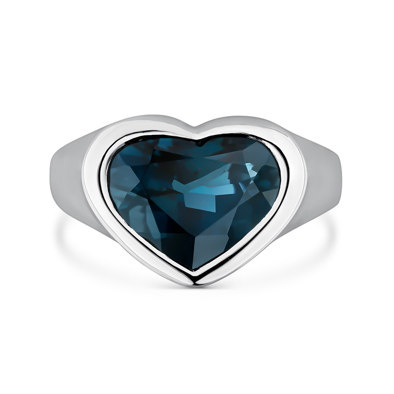 Blue Berlin ring 6,21 carats London topaz, SO21049-AGTPLN_V