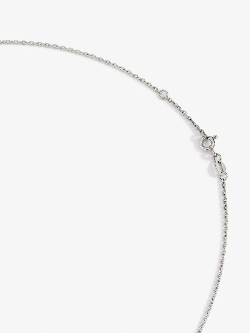 925 Silver chain pendant with 8.5mm Australian pearl. image number 4
