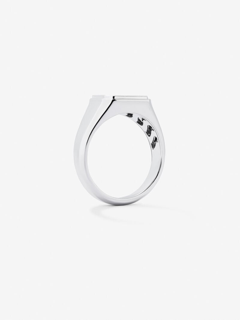 925 silver medium signet ring image number 7