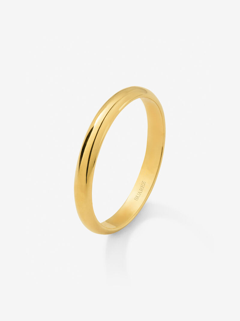 18K Yellow Gold Wedding Band of 1,2mm image number 0