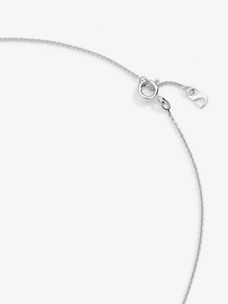 18K white gold pendant with white diamonds of 0.18 cts image number 4
