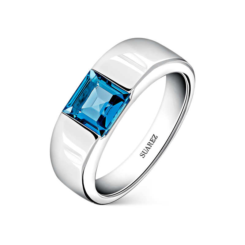 Blue Berlin ring, SO19094-AGTPLN_V