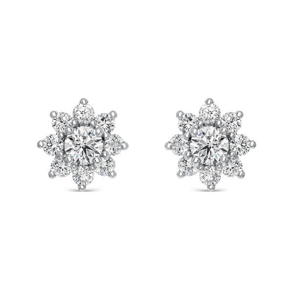 Grace earrings 0,20 carats EVVS2 diamonds, PE15022-IGD020/EVVS2_V