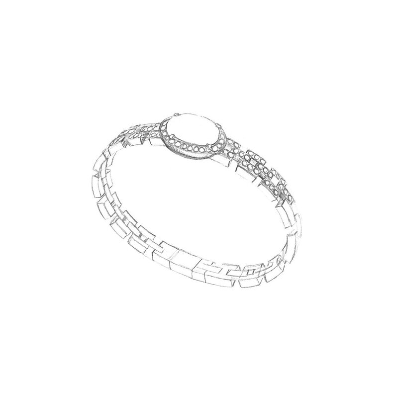 White gold bracelet, PU22014-OBDZ_V