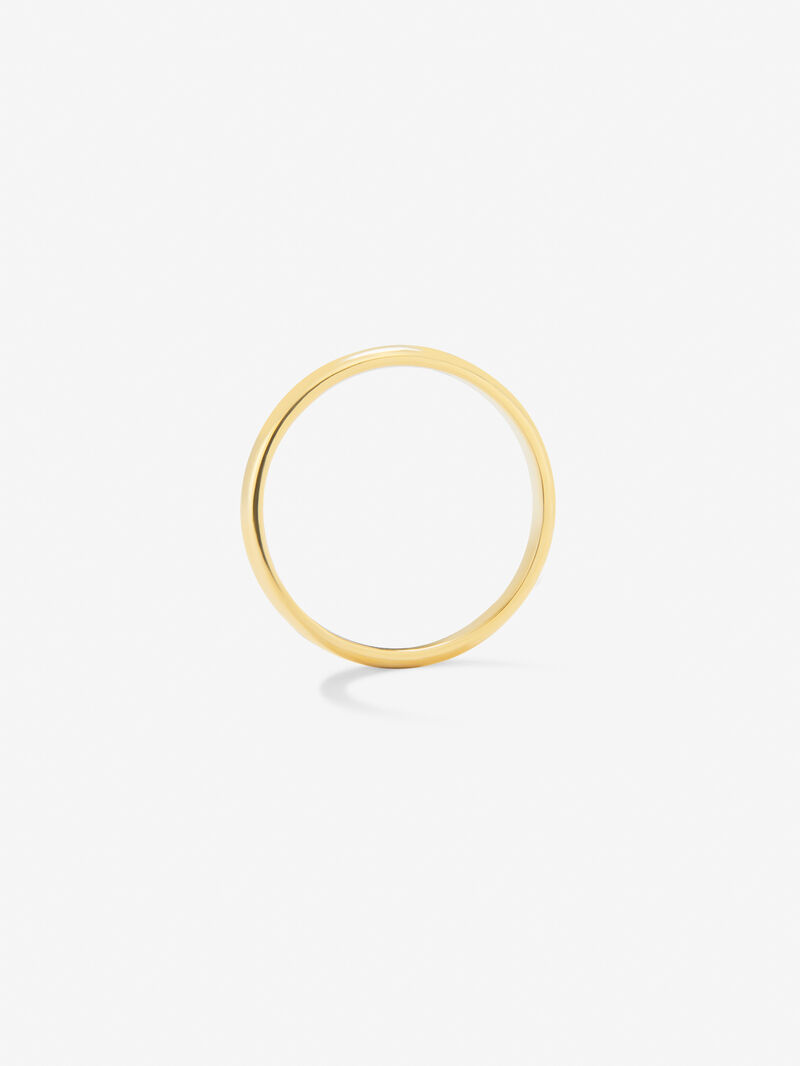 18K Yellow Gold Wedding Band of 2.30mm image number 4