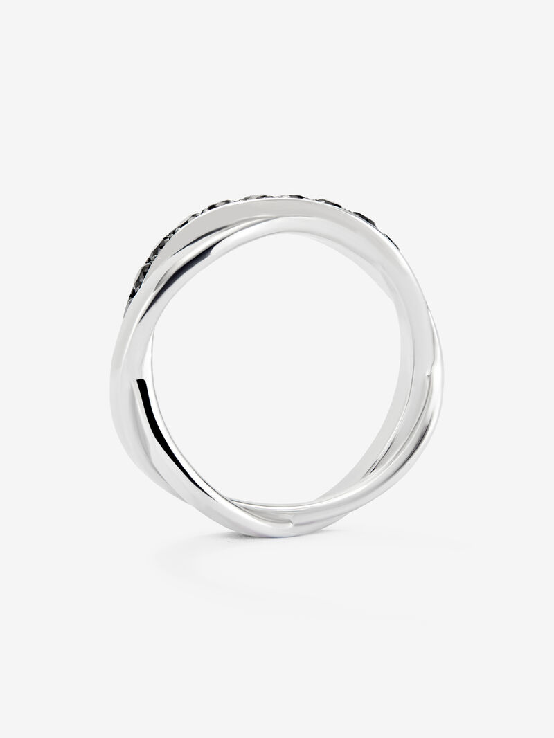 Silver argentum ring with spinel image number 3