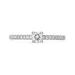 White gold ring, SO17001-IGD020/GVVS2_V