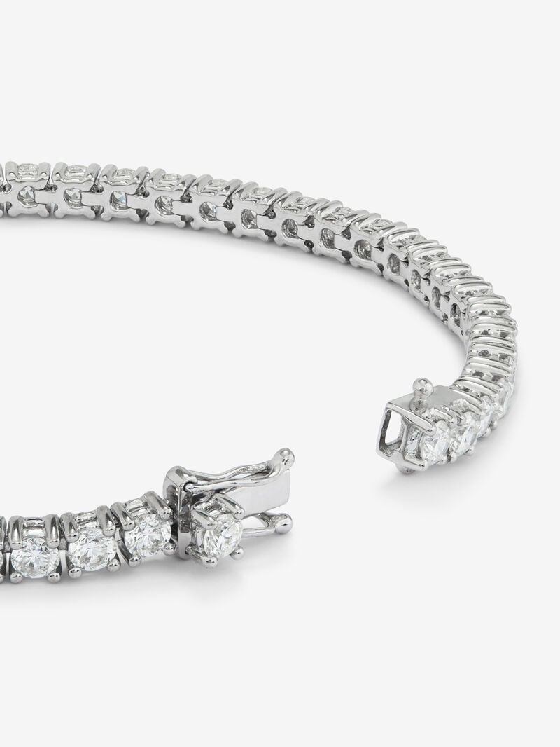 18k White Gold Riviere Boxie image number 4