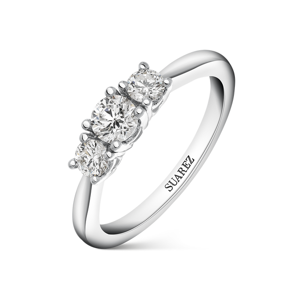 White gold ring, SO16059-OBD3015/0051_V