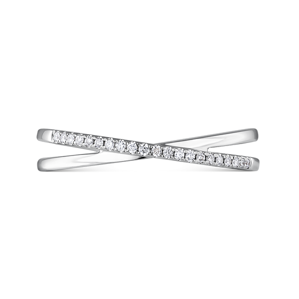 Anillo Grace Oro blanco diamantes 0,07 quilates, SO19165-OBD_V