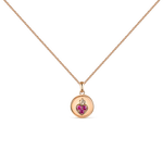 KIDS pendant 0,07 carats pink sapphires, PT21058-ORZR_V