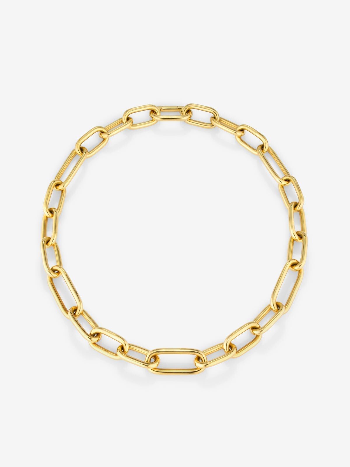 Extra Large Link Necklace in 18K Yellow Gold | Suarez