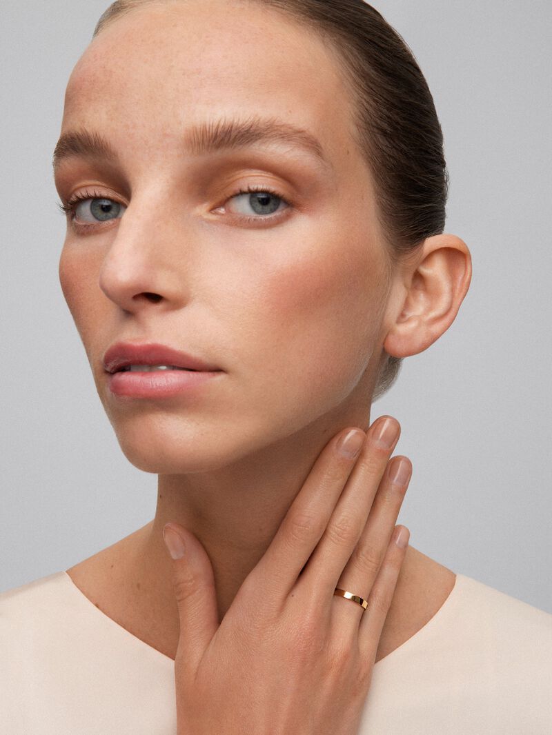 3.15mm pink gold wedding alliance image number 1