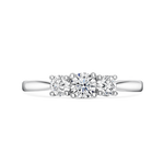 Grace ring 0,3 carats FVS1 + 0,3 carats 2 diamonds, SO16059-OBD3015/0064_V