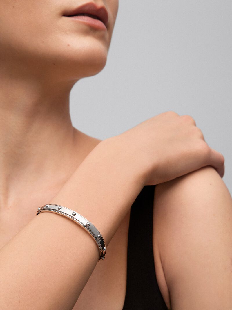 Rigid 925 silver bracelet image number 2