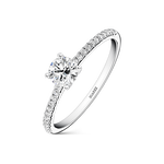 Engagement ring 0,40 carats EVS1 diamond, SO17165-00D040/EVS1_V