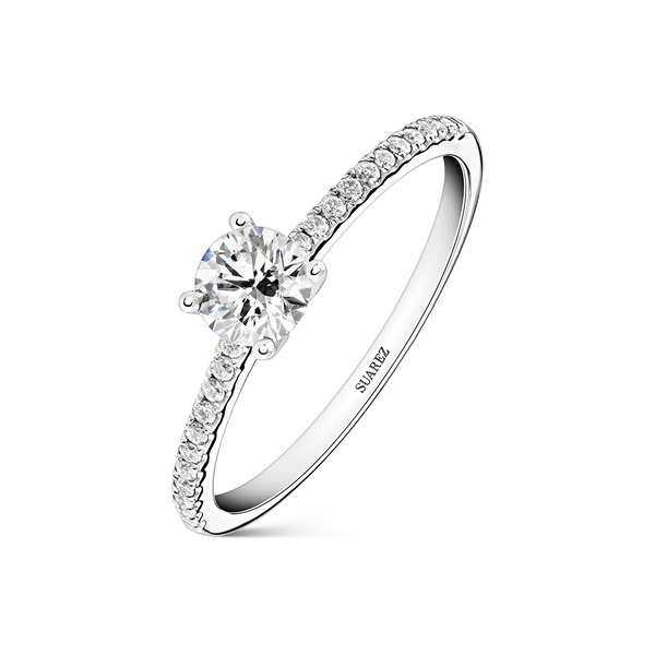 Engagement ring 0,40 carats EVS1 diamond, SO17165-00D040/EVS1_V