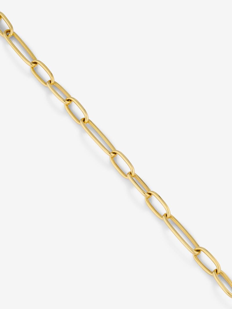 Medium link bracelet made of 18K yellow gold image number 4