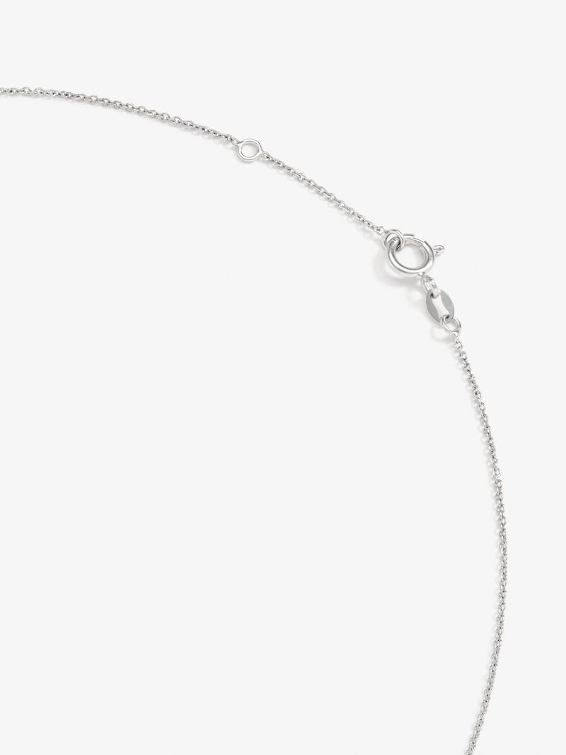 18K white gold pendant with white and bright white diamonds of 1.21 cts image number 4
