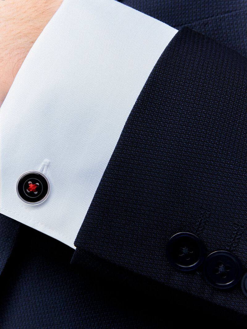 925 Silver and Onyx Cufflinks image number 2