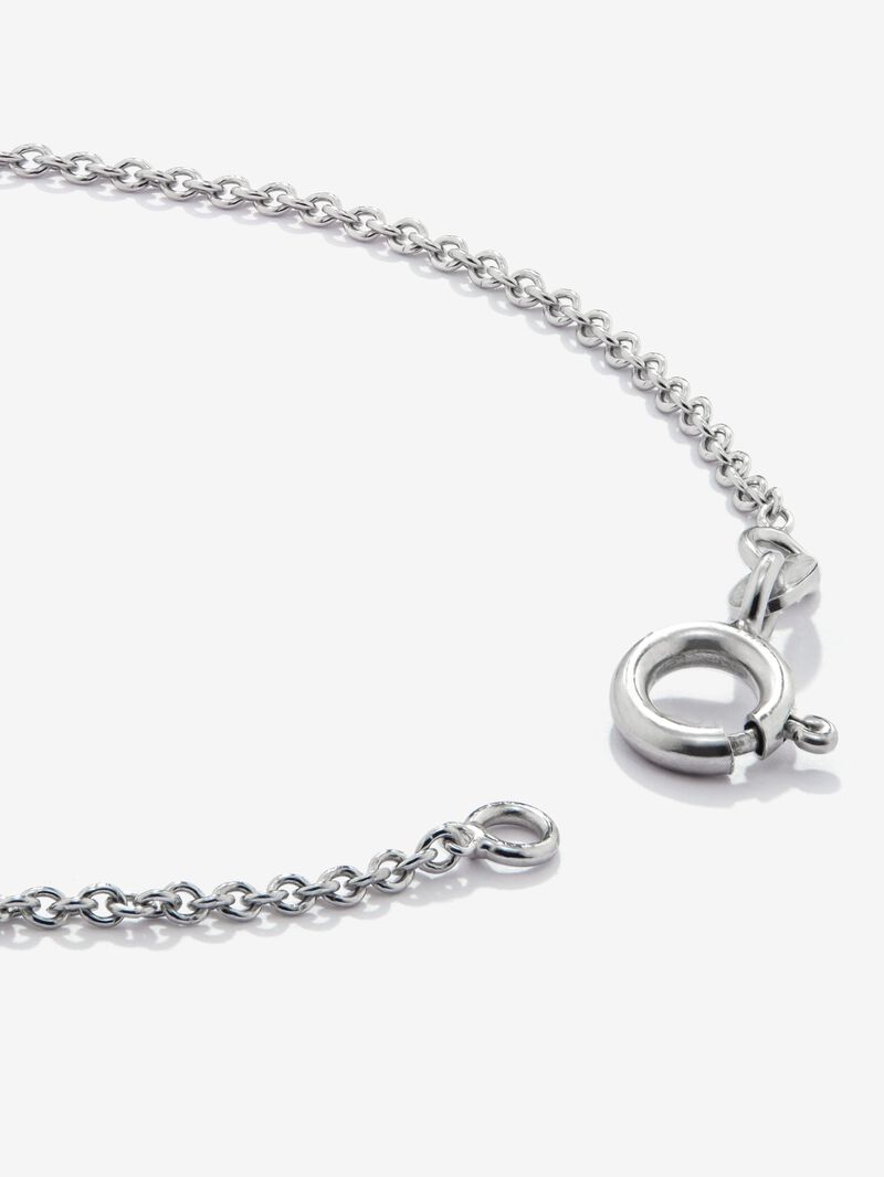 18K White Gold Orla bracelet with sapphire and diamond image number 4