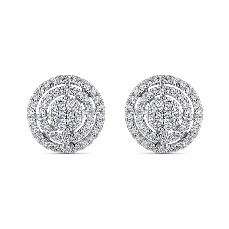 Grace earrings 0,62 carats diamonds, PE18034-OBD_V