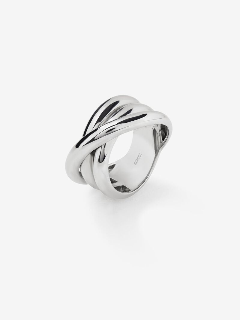 925 silver cross multi-arm ring image number 0