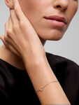 Pulsera de Grace de Oro blanco con diamante, PU21012-OBD