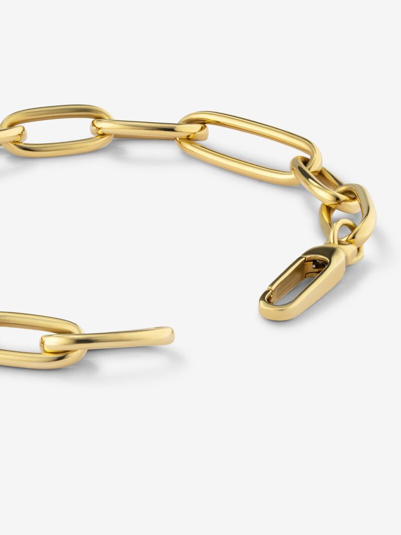 Medium link bracelet made of 18K yellow gold image number 5