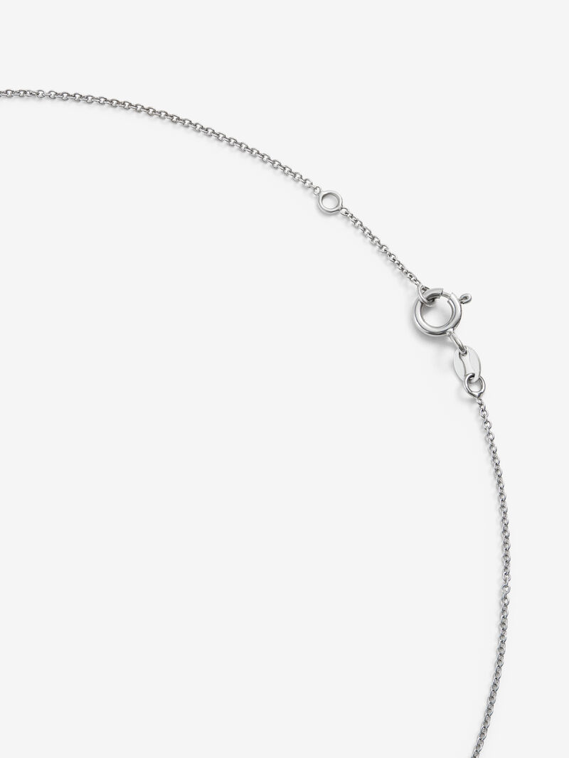 18K white gold pendant with diamonds image number 4