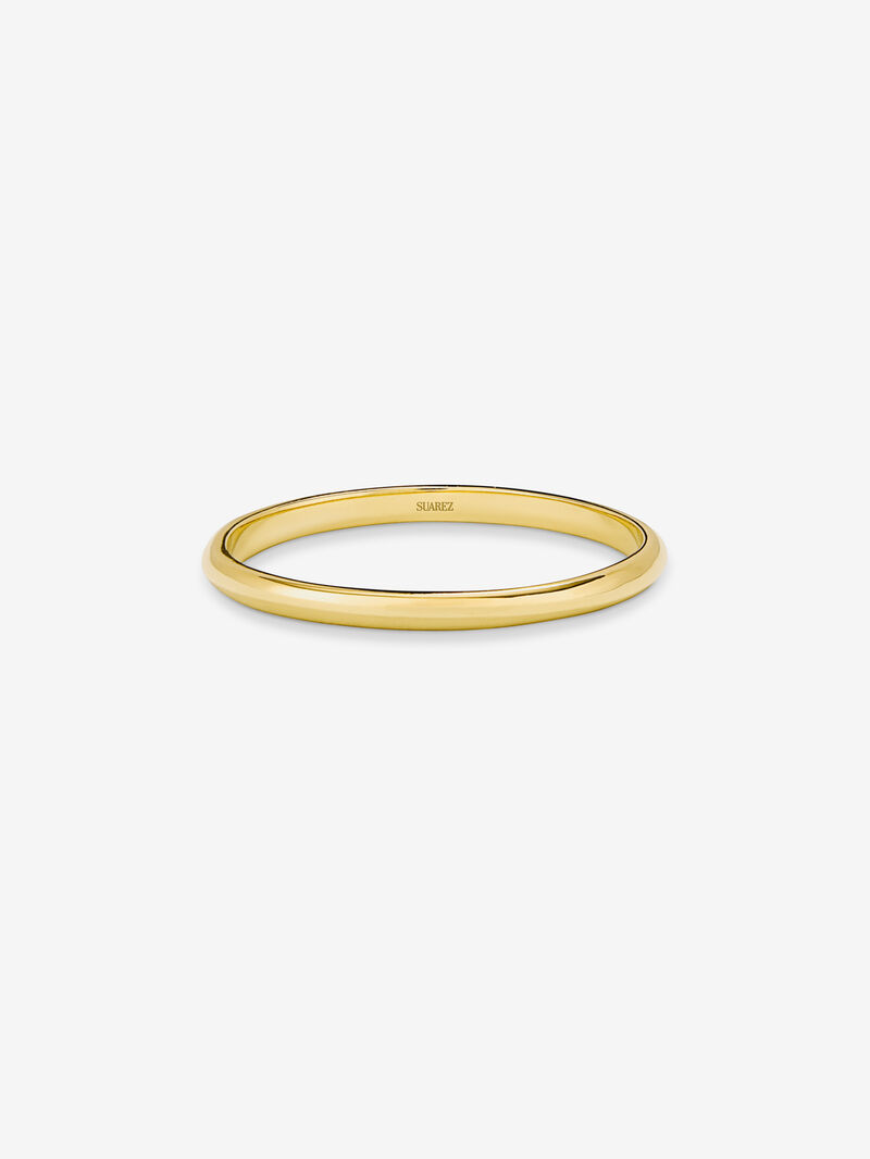 18K yellow gold wedding band of 1.50mm image number 2