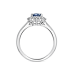Big Three ring 0,45 carats blue sapphire, SO15029-Z/A932_V