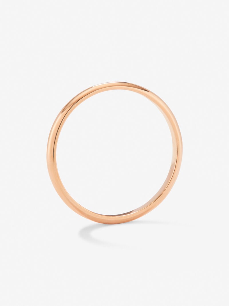 18K 1.7mm Rose Gold Commitment Ring image number 2