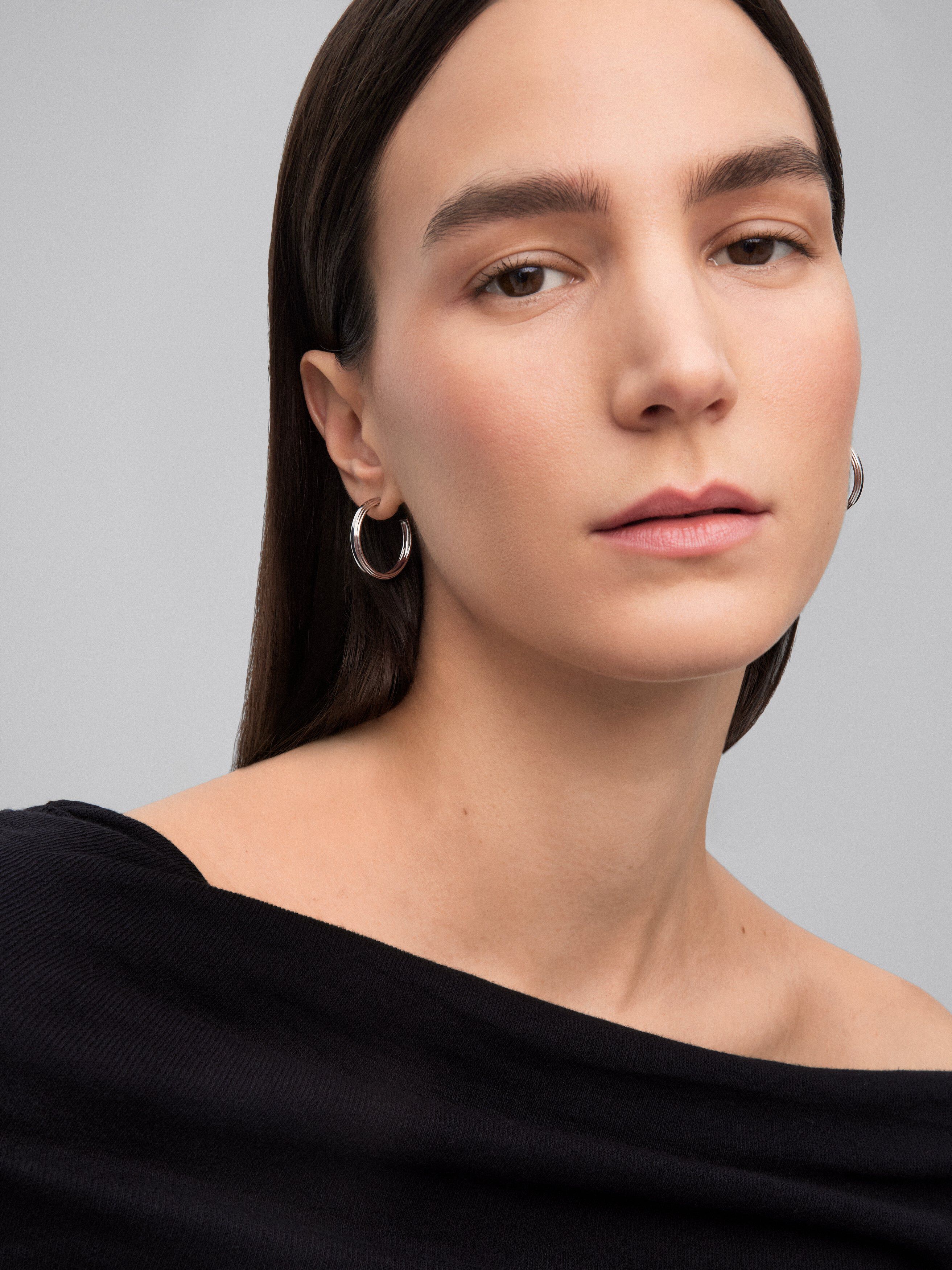 925 silver hoop earrings clearance
